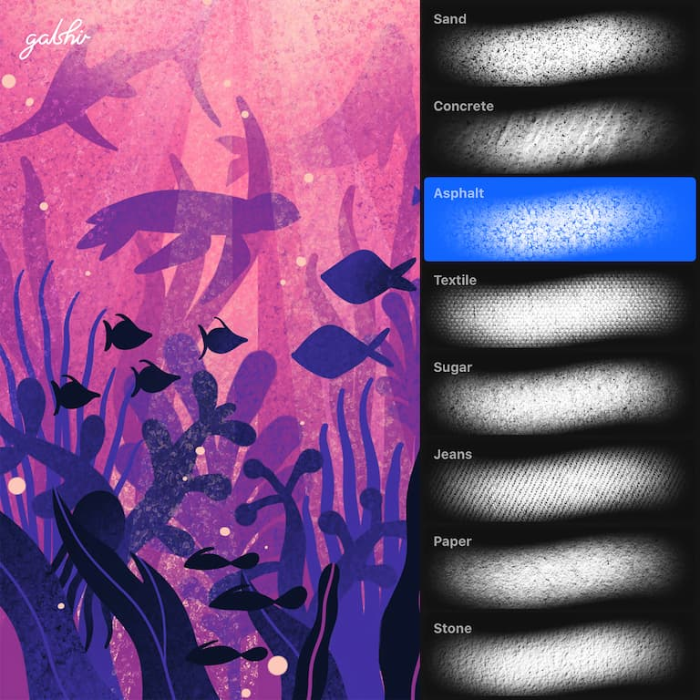 图片[4]-Procreate Gal Shir纹理笔刷套装 写实风格多材质纹理创作数字工具-25虚拟网