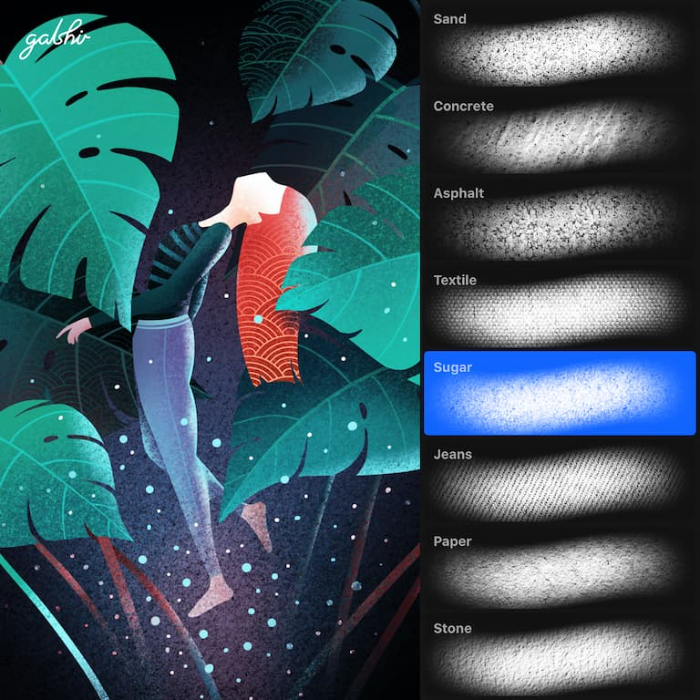 图片[5]-Procreate Gal Shir纹理笔刷套装 写实风格多材质纹理创作数字工具-25虚拟网