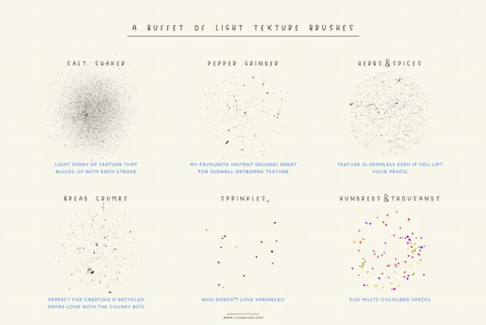 图片[6]-Procreate 美味食物纹理笔刷套装 综合风格美食纹理与背景创作数字工具-25虚拟网