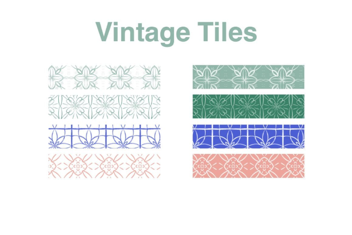 图片[3]-Procreate手工制作图案笔刷套装 复古与创意风格装饰图案创作数字工具-25虚拟网