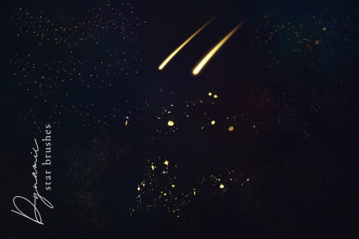 图片[8]-Procreate银河星系笔刷和印章套装 太空风格星系、星云与恒星创作数字工具-25虚拟网