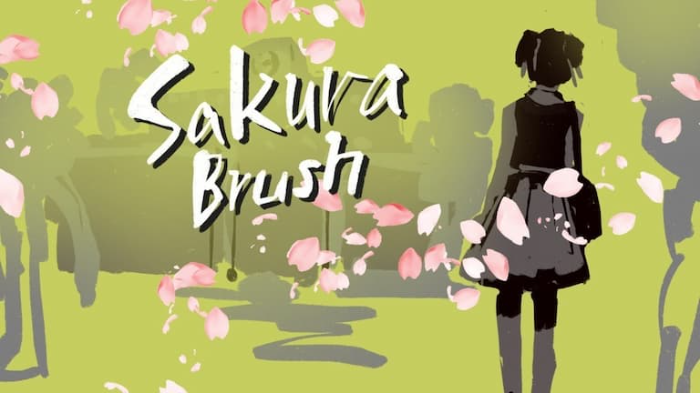 Procreate 日系樱花图案笔刷套装 春季风格樱花与纹理创作数字工具-25虚拟网