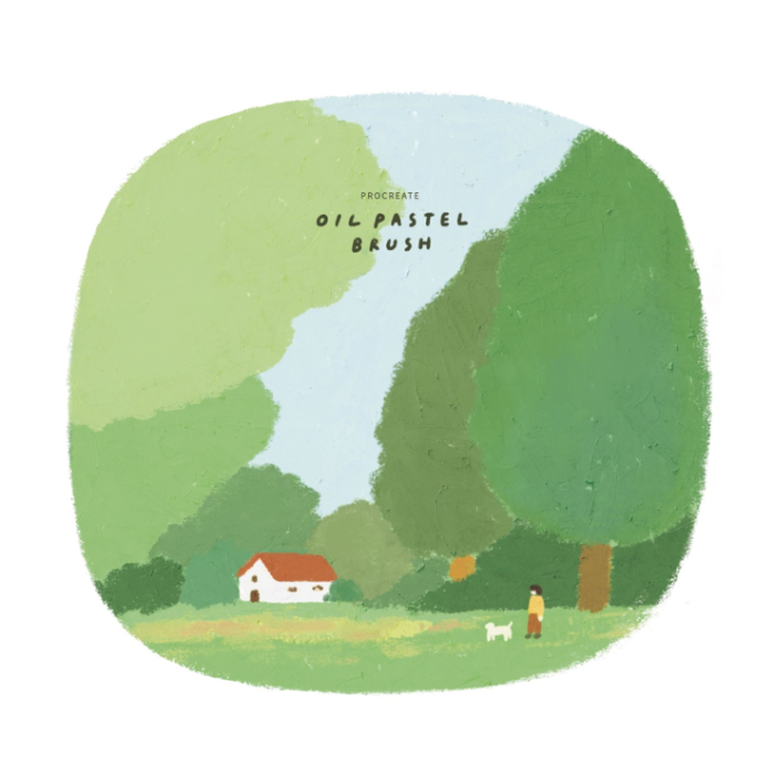 图片[3]-Procreate油画棒笔刷创作 含4种纹理及手绘制作细节-25虚拟网