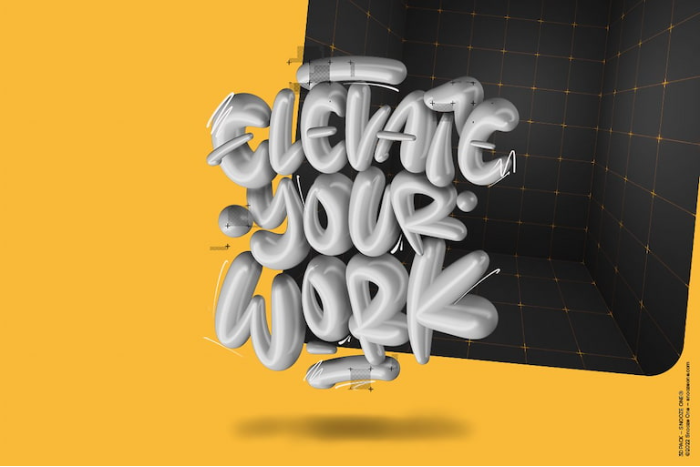 图片[2]-Procreate 3D套装笔刷 立体风格文字与图形创作数字工具-25虚拟网