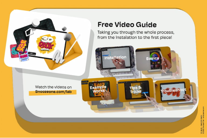 图片[14]-Procreate 3D套装笔刷 立体风格文字与图形创作数字工具-25虚拟网