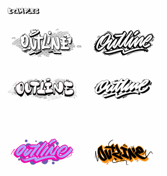 图片[7]-Procreate Snooze One轮廓描边字体笔刷套装 多风格涂鸦与文字描边创作数字工具-25虚拟网