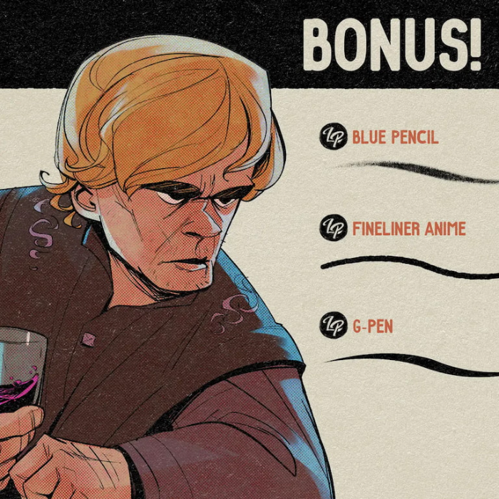 图片[5]-LP Halftones半色调笔刷套装 60+款专业笔刷 实现老派漫画日漫视觉效果-25虚拟网