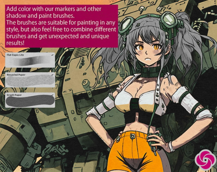 图片[3]-Procreate专业魔法漫画笔刷套装 104支笔刷 实现漫画动漫创作便捷精确效果-25虚拟网