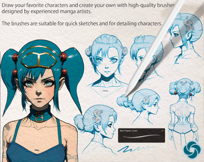 图片[4]-Procreate专业魔法漫画笔刷套装 104支笔刷 实现漫画动漫创作便捷精确效果-25虚拟网