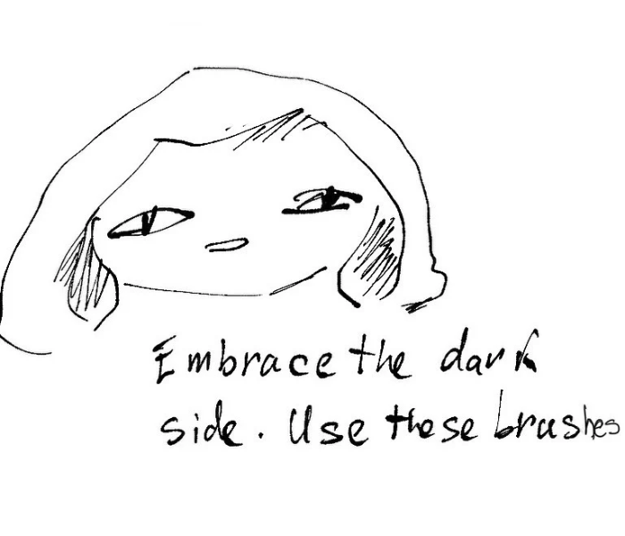 图片[10]-Procreate随性画笔套装 多款素描墨水水彩笔刷 打造随性艺术风格插画-25虚拟网