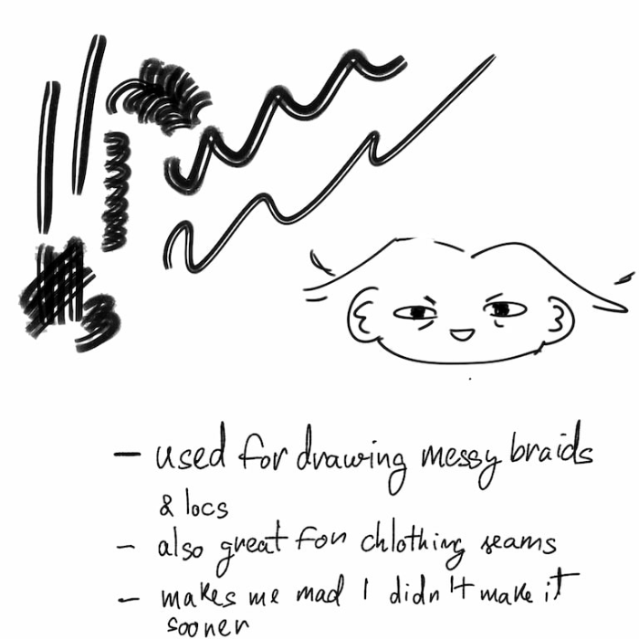 图片[16]-Procreate随性画笔套装 多款素描墨水水彩笔刷 打造随性艺术风格插画-25虚拟网