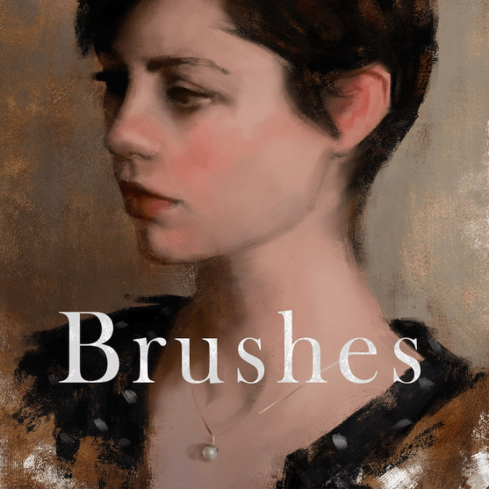 Toko Suzuki笔刷套装 兼容Photoshop与Procreate 实现写实油画质感插画-25虚拟网