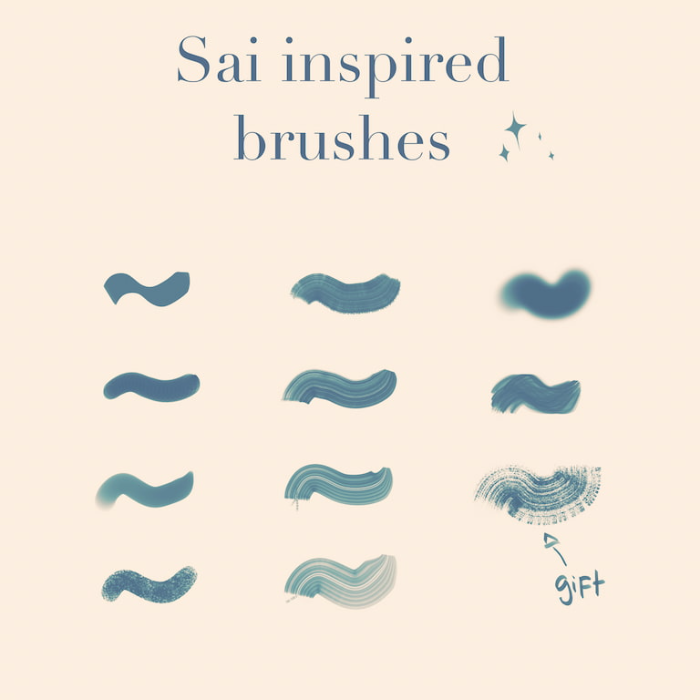 图片[2]-Procreate仿Paint Tool SAI画笔套装 10+1支笔刷 还原SAI画笔质感 适配插画创作-25虚拟网