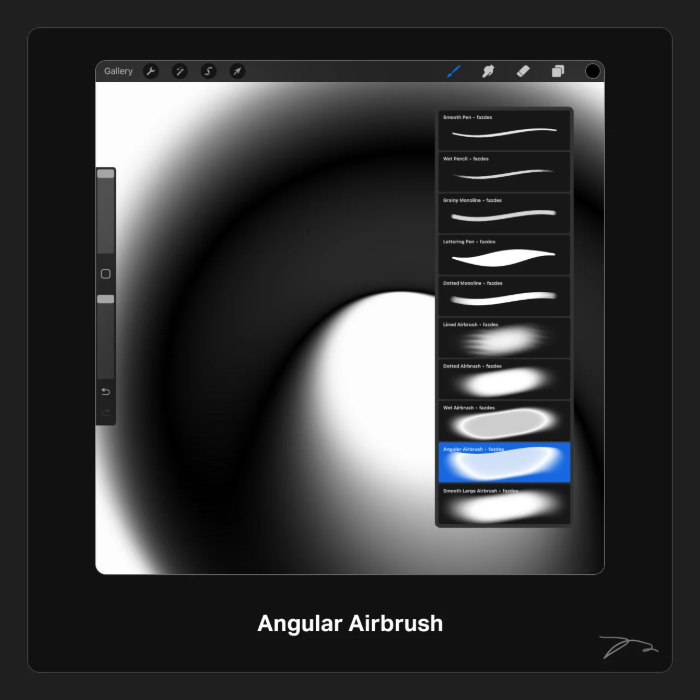 图片[2]-10款精选Procreate笔刷套装 含素描手写喷绘笔刷 适配插画与字体设计-25虚拟网