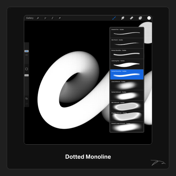 图片[4]-10款精选Procreate笔刷套装 含素描手写喷绘笔刷 适配插画与字体设计-25虚拟网