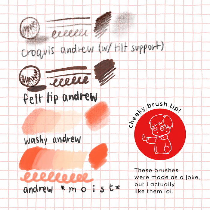 图片[2]-Andrew Box Procreate笔刷组 4支实用笔刷 覆盖素描马克笔水洗等风格-25虚拟网