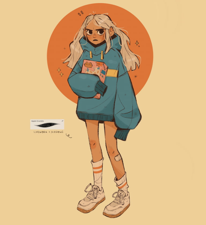 图片[5]-Cosmic Cookie Procreate笔刷包 18支多功能笔刷 覆盖素描上色细节 适配传统风格插画-25虚拟网