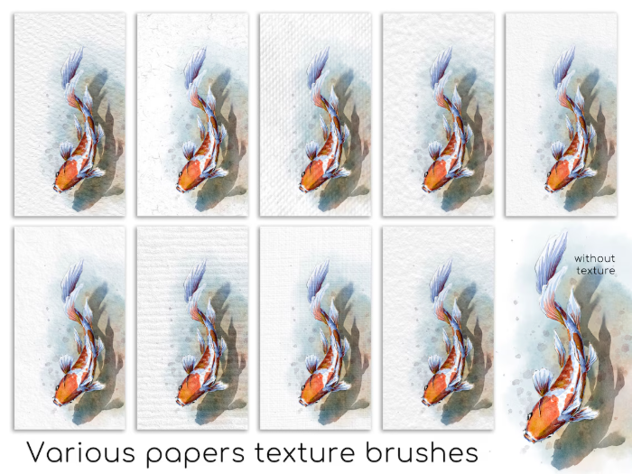 图片[13]-Procreate MC水彩画笔组 写实风格真实水彩效果与场景创作数字工具-25虚拟网