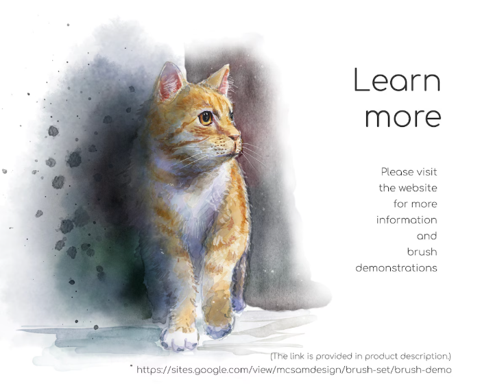 图片[15]-Procreate MC水彩画笔组 写实风格真实水彩效果与场景创作数字工具-25虚拟网