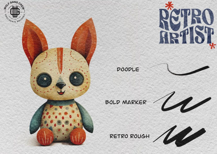 图片[11]-Procreate 复古艺术画笔套装 复古风格墨水与水彩质感创作数字工具-25虚拟网