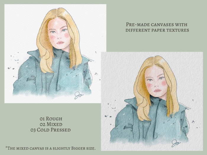 图片[14]-Procreate 卓越水彩笔刷套装 写实风格逼真水彩效果与多元创作数字工具-25虚拟网