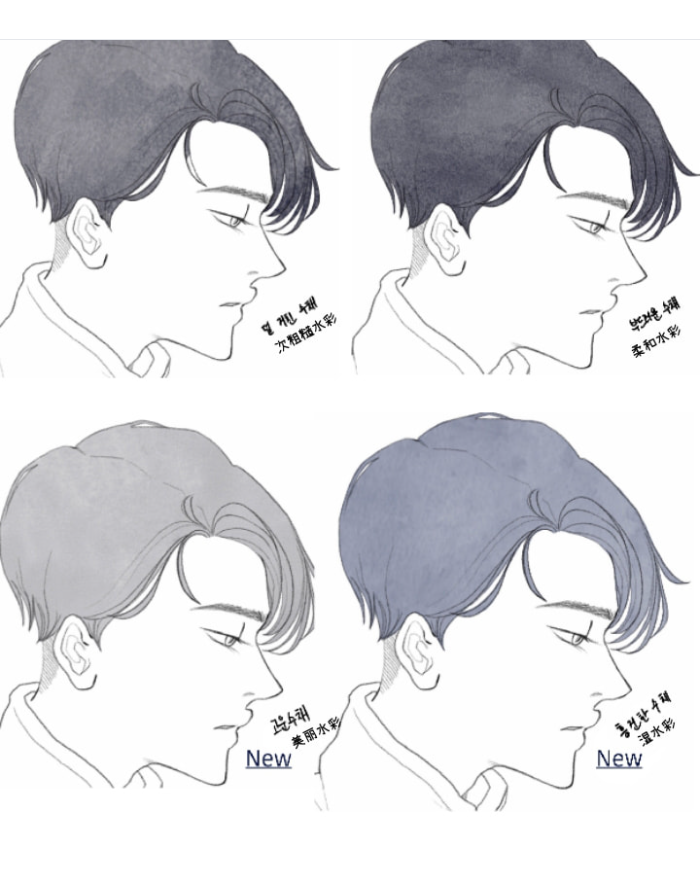 图片[33]-Procreate 4支新新水彩笔刷套装 写实风格多元质感与层次表现数字工具-25虚拟网