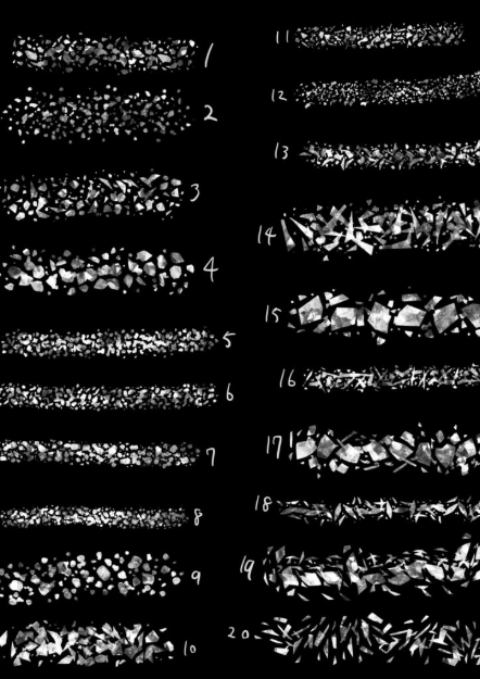 图片[7]-Procreate 宝石碎片笔刷 20种纹理表现 适配梦幻场景与质感创作-25虚拟网