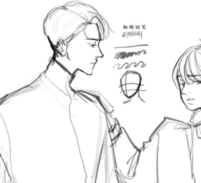 图片[18]-Procreate 自然鉛筆（自然铅笔）+ 粗糙画笔套装 素描速写质感 适配细节与草稿创作-25虚拟网