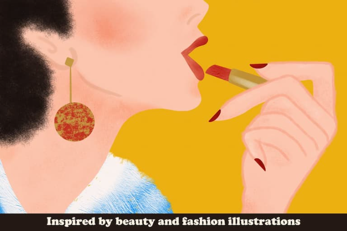 图片[10]-Procreate 女士美容美妆笔刷组 复古风格面部美妆与纹理表现数字工具-25虚拟网