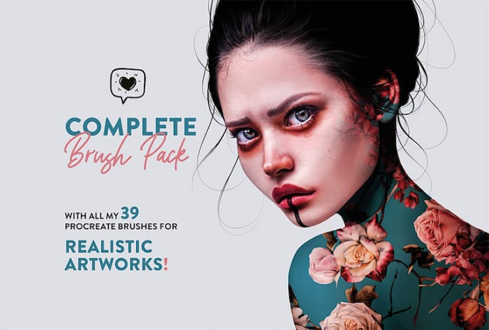 图片[3]-Procreate Laura H. Rubin高级人像笔刷组 写实风格人像细节与质感创作数字工具-25虚拟网