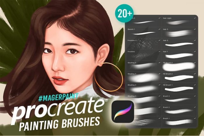 图片[6]-Procreate 进阶人像笔刷组 全能风格人像创作与细节表现数字工具-25虚拟网