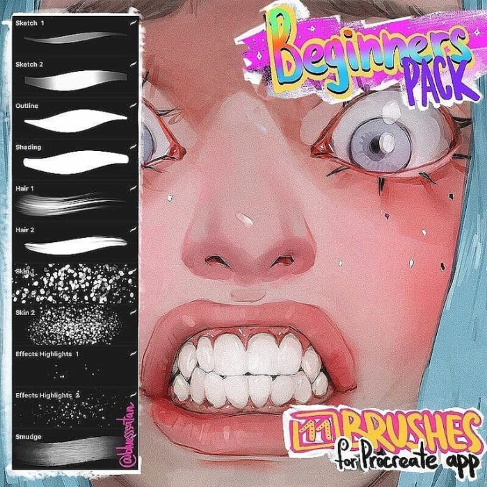 图片[3]-Procreate Julia Razumova人像初学者笔刷组 新手友好型人像创作数字工具-25虚拟网