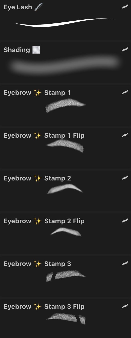 图片[6]-Procreate bybaobab自然眉毛笔刷组 写实风格眉毛与眼部细节表现数字工具-25虚拟网