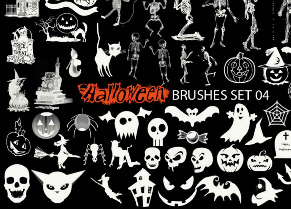 专业线描花朵装饰PS笔刷 - 丰富线描花朵装饰装饰样式，适配海报、包装、UI设计-25虚拟网