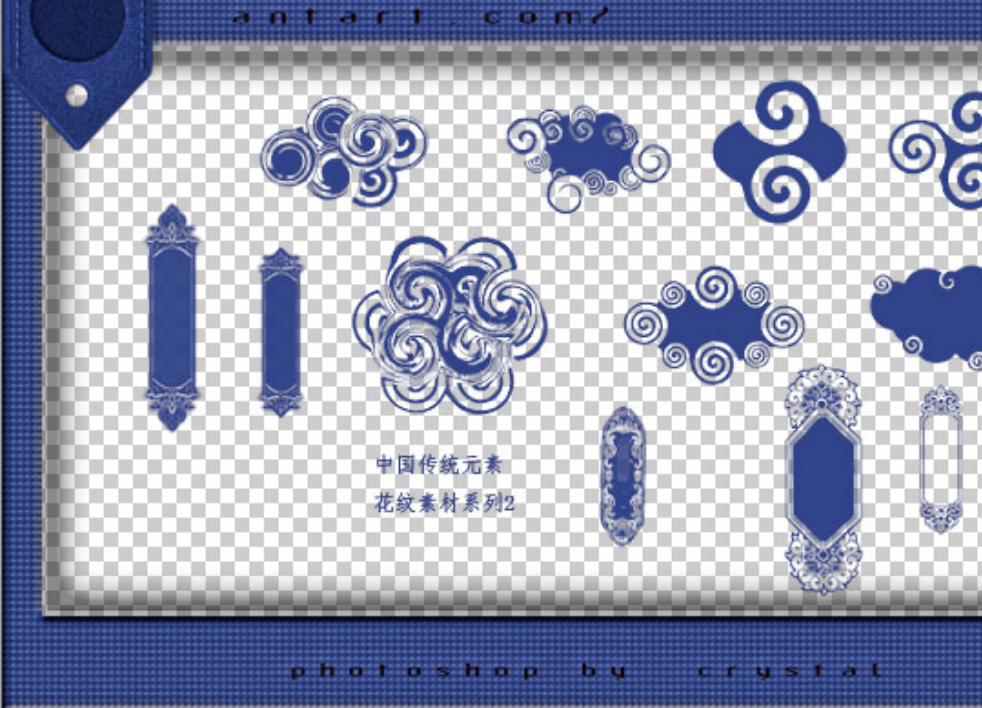 专业手绘线描花朵和叶子装饰PS笔刷 - 包含高品质手绘线描花朵和叶子装饰样式，兼容Photoshop全版本-25虚拟网