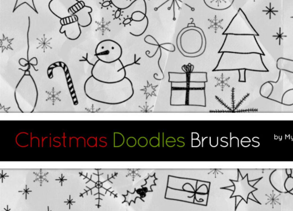 手绘箭头装饰元素PS笔刷 - 专业手绘箭头装饰元素设计素材，适配Photoshop各类创作场景-25虚拟网