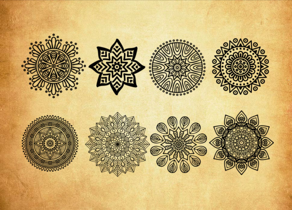 专业麋鹿和糖果等圣诞节元素PS笔刷 - 包含高品质麋鹿和糖果等圣诞节元素样式，兼容Photoshop全版本-25虚拟网