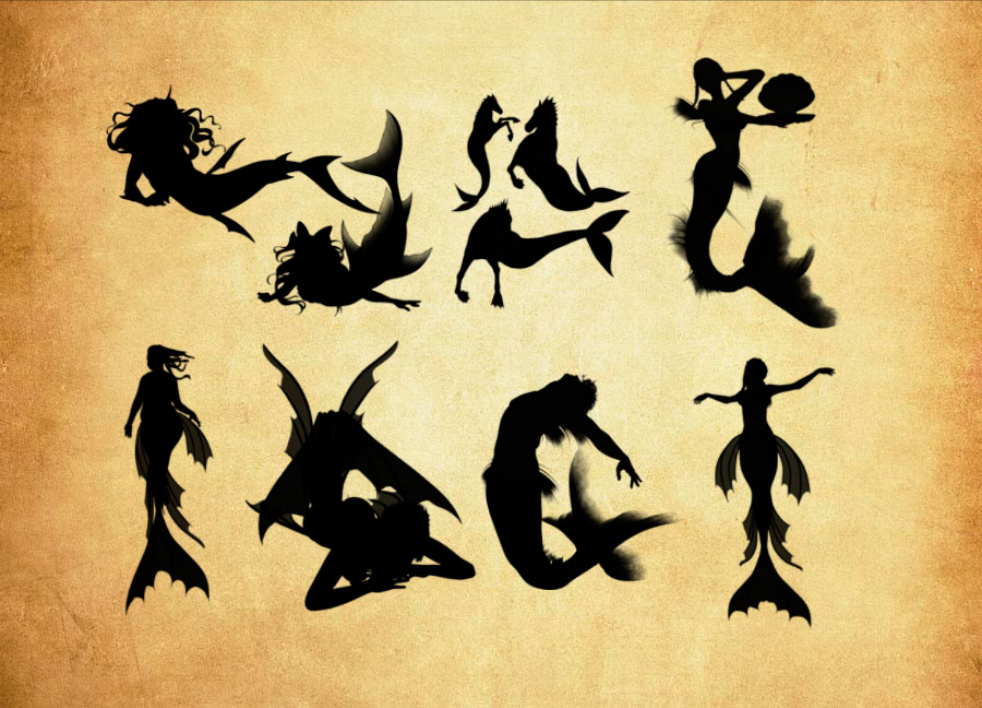 简笔画花朵和植物PS笔刷 - 多功能简笔画花朵和植物素材,适用于各类设计项目-25虚拟网