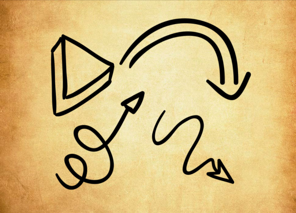 创意的铅笔箭头PS笔刷 - 专业创意的铅笔箭头设计素材，适合Photoshop各类创作场景-25虚拟网