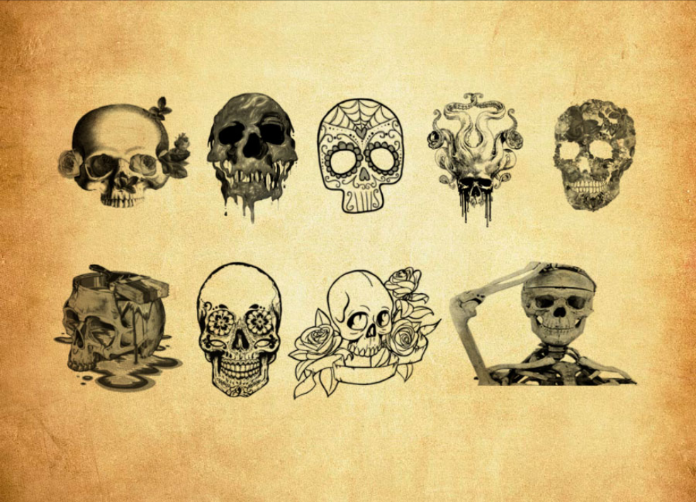 泥浆喷溅背景特效PS笔刷 – 多功能泥浆喷溅背景特效素材，适用于各类设计项目-25虚拟网