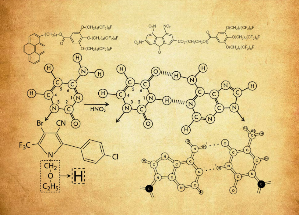 化学分子结构图PS笔刷 - 专业化学分子结构图设计素材,适配Photoshop各类创作场景-25虚拟网
