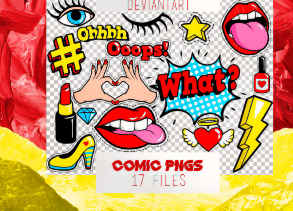 专业卡通涂鸦元素装饰PS笔刷 - 涵盖高品质卡通涂鸦元素装饰样式，兼容Photoshop全版本-25虚拟网