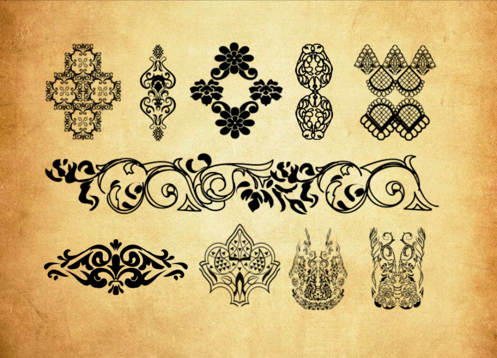 咖啡杯和茶壶图形PS笔刷资源 – 精选咖啡杯和茶壶图形元素,适用于其他类设计-25虚拟网