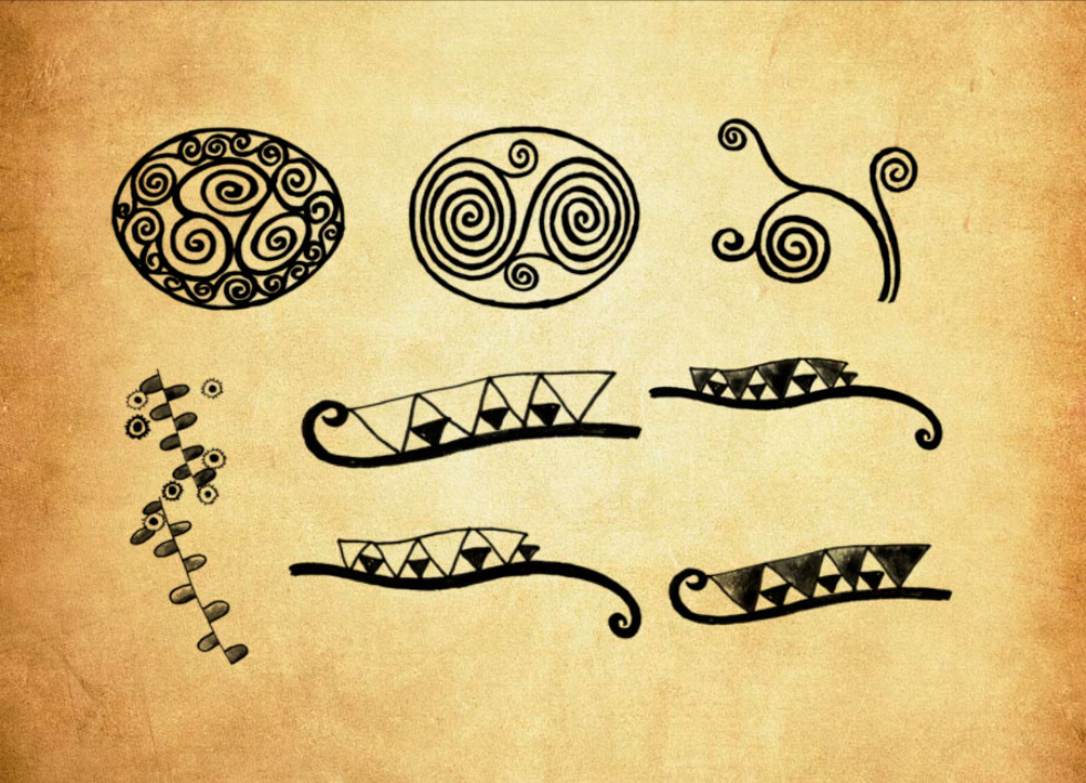 另类的花纹图腾PS笔刷资源 - 精选另类的花纹图腾元素，适用于花纹类设计-25虚拟网