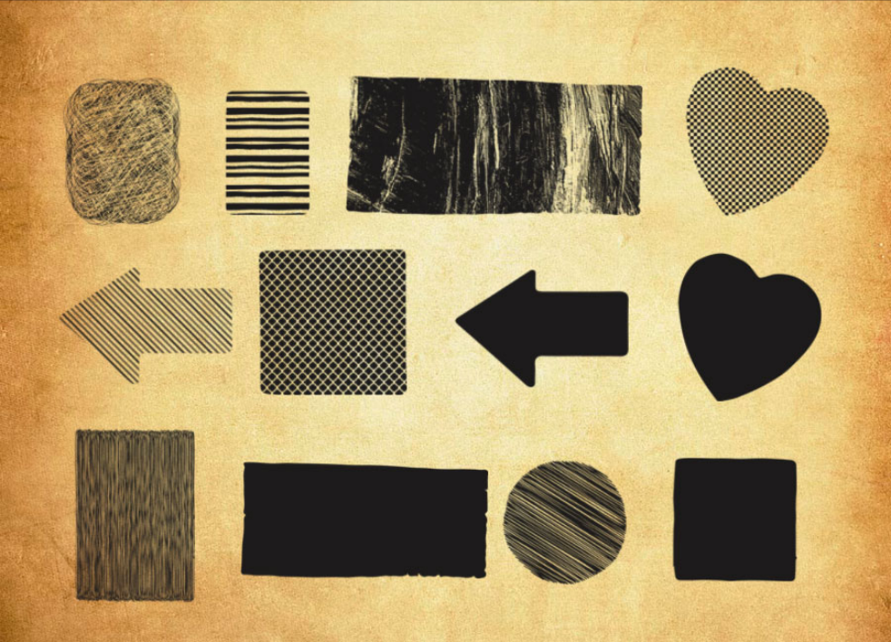 优质可爱的心形造型PS笔刷下载 - 提高可爱的心形造型设计效率，新手也能轻松上手-25虚拟网