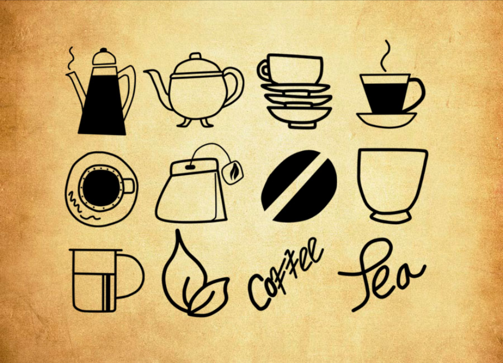 高清晰手绘花朵花卉PS笔刷资源 - 精选高清晰手绘花朵花卉元素，适用于手绘类设计-25虚拟网