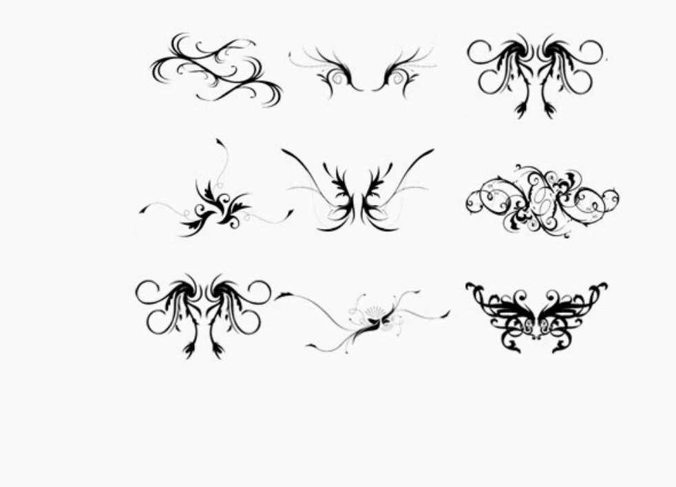 专业抽象的螺旋状图形PS笔刷 - 包含高品质抽象的螺旋状图形样式，兼容Photoshop全版本-25虚拟网