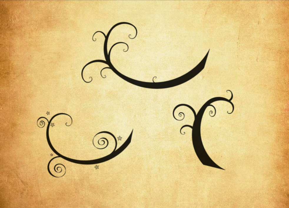 优质唯美螺旋状花纹装饰PS笔刷下载 - 提升唯美螺旋状花纹装饰设计效率，新手也能轻松上手-25虚拟网