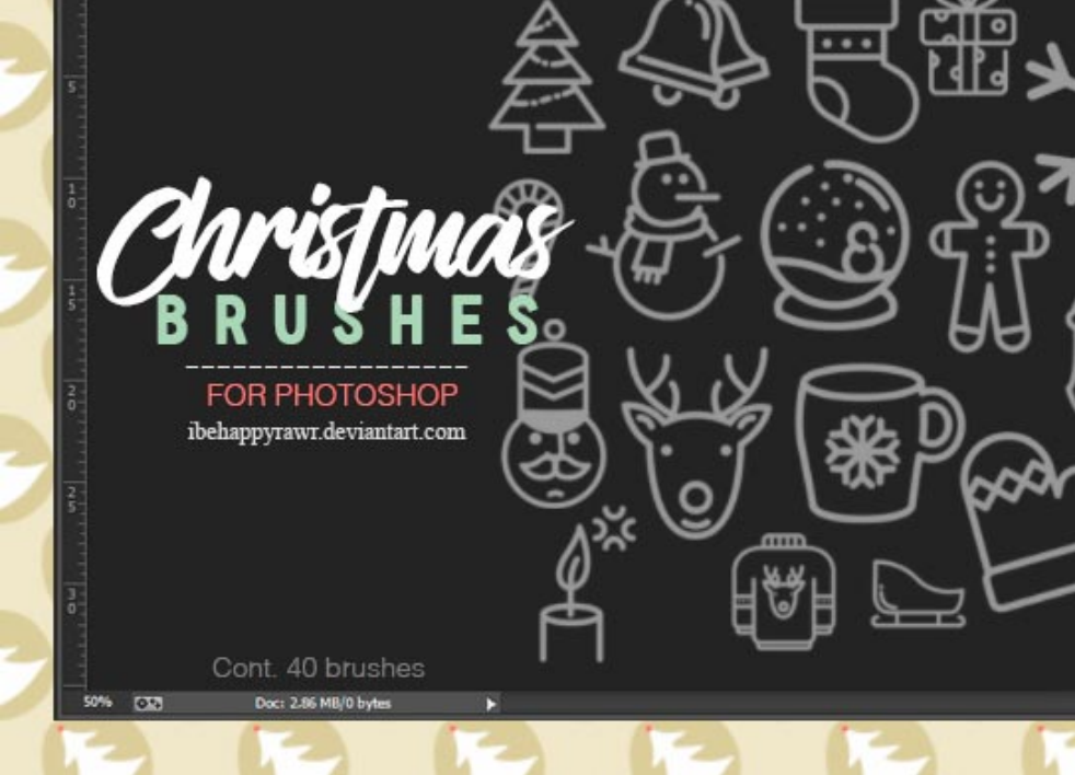 精选冬季枯树树枝PS笔刷V2 - 高品质冬季枯树树枝V2资源，提升设计专业度-25虚拟网