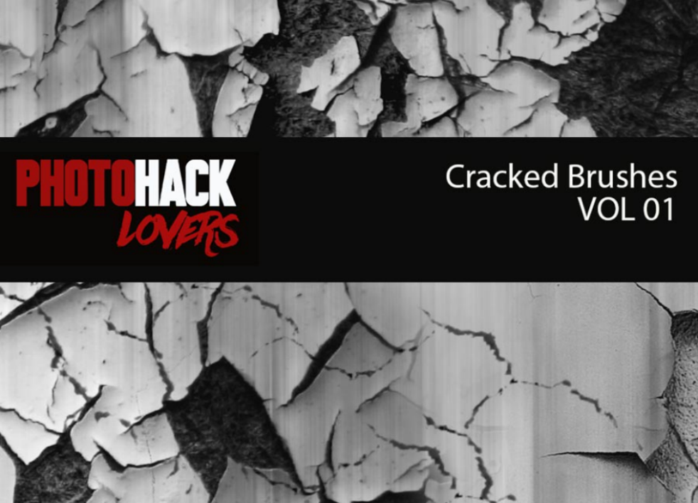 地面干涸开裂裂痕效果PS笔刷 - 多功能地面干涸开裂裂痕效果素材，适用于各类设计项目-25虚拟网